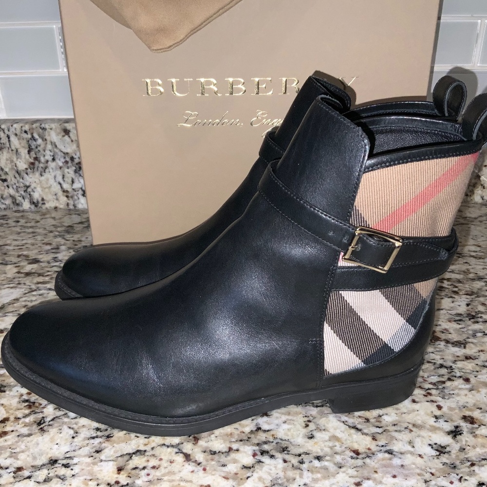 Burberry Bridle House Check Richardson boot - 8.5